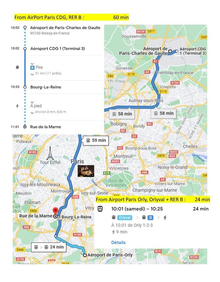 3 Private Rooms Shared Flat In A Villa At Sceaux 600M Rer B Direct To Notre-Dame Exterior photo
